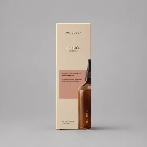 JUNGLÜCK Jojobaöl - 100% kaltgepresst - Nachtcreme mit nährendem Jojobaöl, ideal für alle Hauttypen. Schützt vor freien Radikalen und spendet intensive Feuchtigkeit für strahlende Haut.