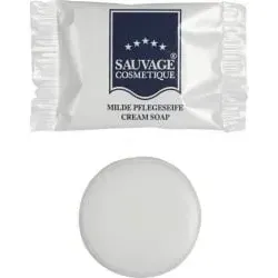 Sauvage Hotelkosmetik Cremeseife in Folie 909201 , 1 Karton = 200 Stück à 12 g