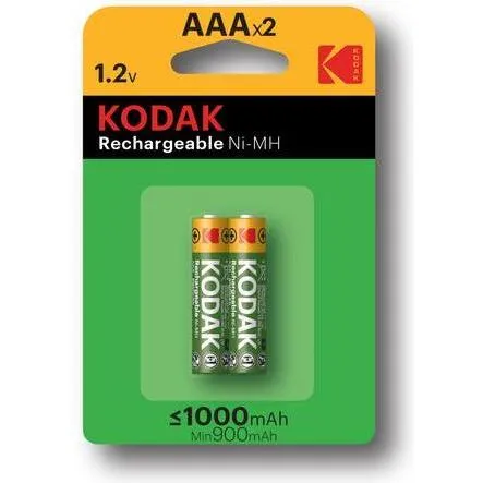 Kodak rechargeable Ni-MH AAA battery 650 mAh 2 pack - Batterie - Micro (AAA) (2 Stk., AAA, 650 mAh) (30955042)