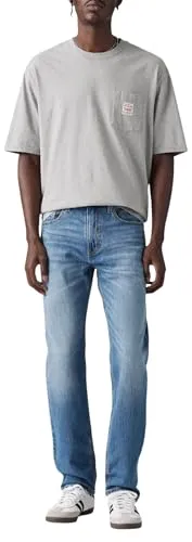 Levi's Herren 502 Taper Jeans - blue denim, 34W / 32L - Jeans für Herren mit moderner Taper-Passform, hergestellt aus Levi's Ease für optimalen Tragekomfort und Stretch. Ideal für den Alltag und eine elegante Alternative zu Straight Jeans.