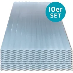 KAISER plastic® Wellplatte Sinus | Xtra Strong - 0,8mm Hagelschlagfest - Wellplatten aus 100% Polycarbonat, UV-beständig und bruchsicher. Ideal für Terassendächer, Carports und mehr - Made in Germany!