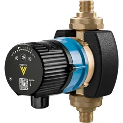VORTEX BWO 155 V ERT - Effiziente Brauchwasserpumpe mit Regelthermostat - Heizungspumpen mit elektronischer Regelthermostat für optimale Temperaturregelung, inklusive Isolierschalen und kompaktem Design.