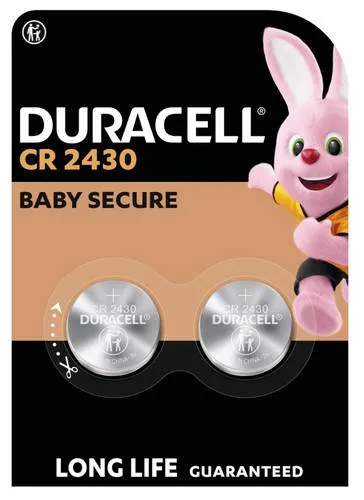 Duracell Knopfzelle CR2430 3V 2 St. 300 mAh Lithium DL2430