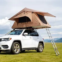 VEVOR Dachzelt Hartschale für 2-3 Personen - Wasserdichtes Dachzelt für Jeep, SUV und Truck, ideal für Outdoor-Abenteuer mit robusten Materialien und atmungsaktivem Mesh-Fenster.