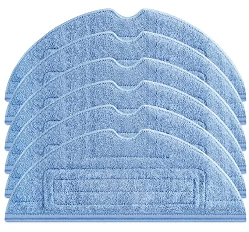 KGC 6 Stück Ersatz Wischtücher kompatibel mit Roborock S7 und S8 Serie (inkl. Plus MaxV Ultra),Mikrofaser Wischmop für Xiaomi Staubsauger, Wiederverwendbar & Waschbar