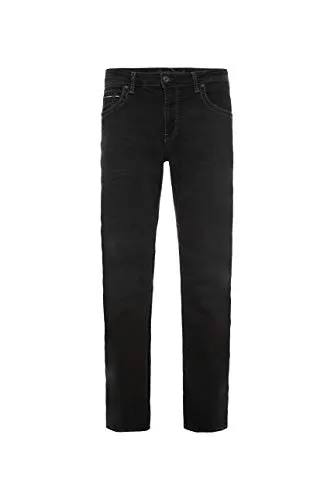 Camp David Herren Jeans CO:NO Comfort Fit Black Used 40 34 - Jeans mit praktischem Reißverschluss, hinten höher geschnitten für optimalen Komfort und großzügige Oberschenkelweite – ideal für lässige Outfits.