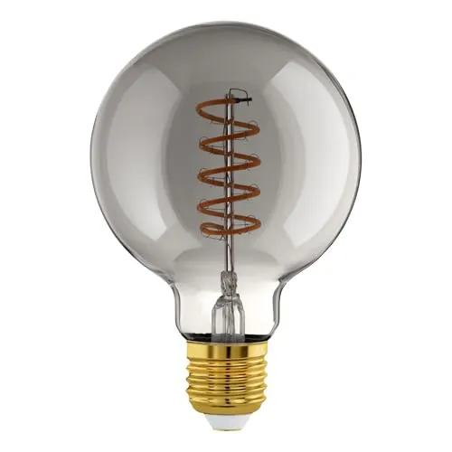 EGLO connect.z Smart LED Lampe - E27 - Dimmbar im Vintage-Design - Energiesparlampe mit 2000K warmweißem Licht, steuerbar via App oder Sprachbefehl; ideal für individuelles Lichtambiente und einfache Integration in Smart Home Systeme.