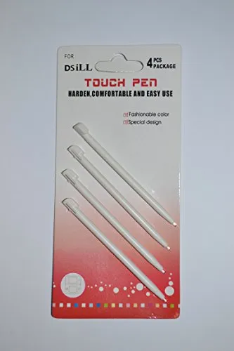 4x Stylus Stift Touch Stift für Nintendo DSi XL Weiß