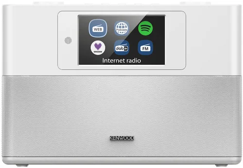 Kenwood WiFi Internetradio DAB+ Bluetooth Radio CR-ST200S-W - Tragbares WLAN Küchenradio mit 11cm Farbdisplay, DAB+ und Bluetooth für kabellosen Musikgenuss in bester Klangqualität.