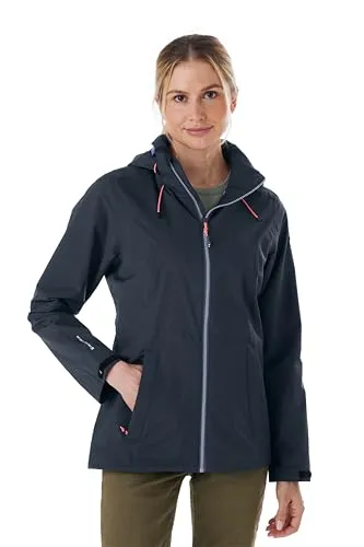 Killtec Outdoorjacke Damen OOKS 1 - Funktionsjacke, leichte und atmungsaktive Regenjacke, wasser- und winddicht mit abnehmbarer Kapuze für optimalen Schutz bei jedem Wetter.