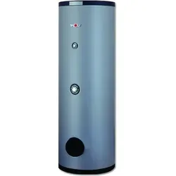 Wolf Warmwasserspeicher SE-2-300, Doppelschicht-Emaillierung - Warmwasserspeicher mit 285L Inhalt und schneller Aufheizzeit dank fest eingeschweißter Heizschlange. Ideal für effiziente Warmwasserversorgung mit hohem Korrosionsschutz.