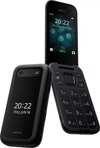 Nokia 2660 Flip TA-1474 - Klapp Handy für Senioren - Handys ohne Vertrag mit Dual-SIM, großen Tasten und Notfalltaste - ideal für Senioren, bietet einfache Bedienung und Sicherheit.