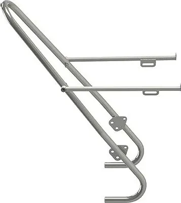Tubus Tara Lowrider Frontgepäckträger 26" - 28" aus Edelstahl - Gepäckträger für 26" - 28" Fahrräder, robust und langlebig aus Edelstahl, ideal für Radreisen und den täglichen Gebrauch.