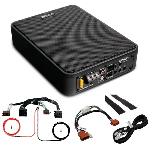 Option DRIVE7.6UA Subwoofer für Ford Transit 7G - Plug & Play Kit - Car-HiFi-Lautsprecher | Erlebe satten Bass im Ford Transit (7G) mit diesem Plug & Play Subwoofer-Kit, das eine einfache Installation ohne Beschädigung der Originalverkabelung ermöglicht.