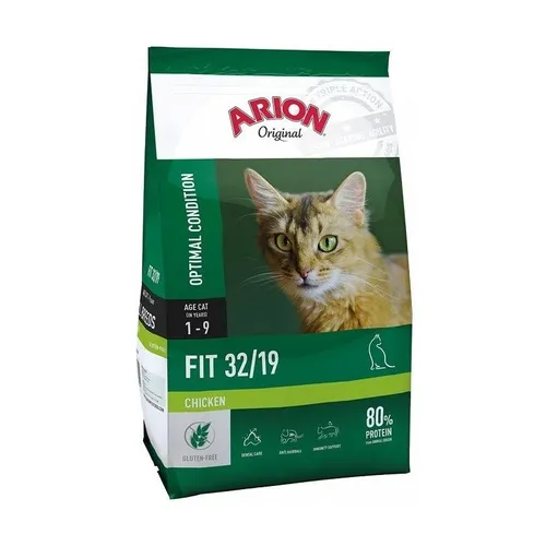 Arion Cat Fit Original - 7.5 Kg (Chicken) - Katzenfutter für Erwachsene, mit hochwertigem Huhn für eine ausgewogene Ernährung und gesunde Lebensweise.