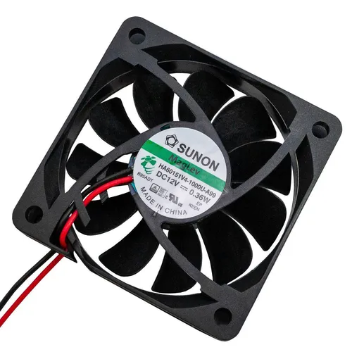 Lüfter 12V DC 0,27W 60x60x15mm 21,6m³/h 2200U/Min 21,6m³/h Sunon HA60151V41000UA