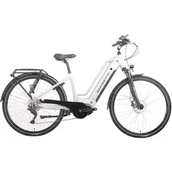 SAXONETTE E-Bike Trekkingrad Quantum Sport, 10 Gang Shimano - E-Bike für Damen und Herren mit 540 Wh Akku für bis zu 80 km Reichweite, ideal für Alltag und Ausflüge. Ausgestattet mit leistungsstarkem Bafang Mittelmotor und komfortablen Trekking-Features.
