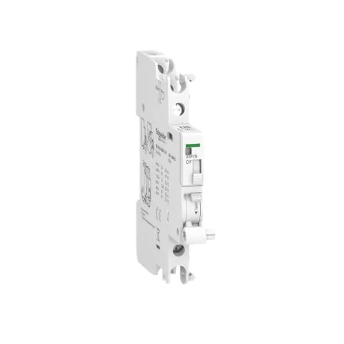 Schneider Electric A9A26929 Hilfsschalter - Motorschütze mit 2 Wechslerkontakten und integrierter Fehlermeldung, ideal zur Statusanzeige und Ansteuerung weiterer Komponenten.