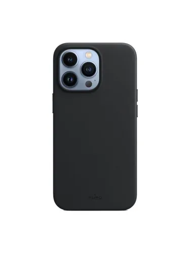 Puro SKYMAG MagSafe Hülle für iPhone 13 Pro Max - Schwarz - Smartphone Hülle mit MagSafe-Technologie für einfaches Anbringen und Abnehmen, schützt Ihr iPhone 13 Pro Max stylish und sicher.