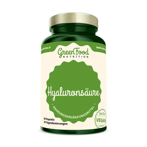 GreenFood Nutrition Hyaluronsäure, 60 Kapseln