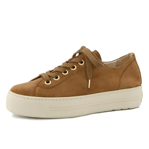 Paul Green Damen Riemchenballerinas in Braun, Größe 37 EU - Elegante Halbschuhe mit flachem Absatz und leichtem EVA-Sohlenmaterial. Ideal für Freizeit und sportliche Aktivitäten, bieten sie Komfort und Stil in jedem Schritt.