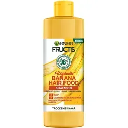 Garnier Shampoo, Pflegende Banana, vegane Formel, für trockenes Haar, Hair Food, Fructis