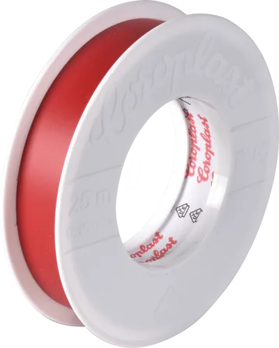 CORO 1792 - VDE Elektroisolierband, 25 m, 15 mm, rot