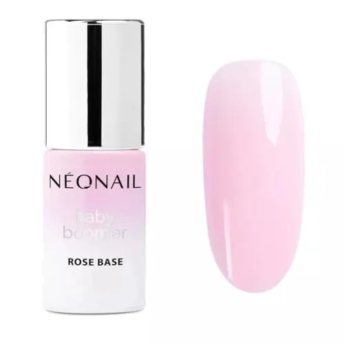 NEONAIL Nagellack, semi-permanent, Base Coat, 7,2 ml, UV-Gel, semi-permanent, Baby Boomer, Rosa, Basislack, Nagellack, UV-Gel, Nail Art