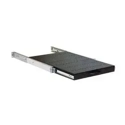 RAB-UP-X19-A1 - Ausziehbarer 19" Fachboden mit Teleskopschienen - Praktischer 19“-Fachboden mit Teleskopschienen, ideal für eine Belastung bis 50 kg. Perfekt für die professionelle Nutzung in Server- oder Technikräumen.