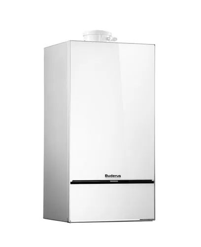 Buderus Logamax plus GB182-35i Gas-Brennwert-Heiz-Therme 35 kW - Boiler mit innovativer Brennwerttechnik, raumluftunabhängig und ideal für effiziente Heizlösungen in Ihrem Zuhause.