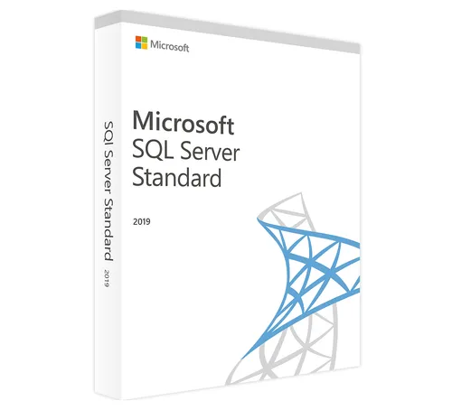 Microsoft SQL Server 2019 Standard - Leistungsstarkes Datenbankmanagement - Datenbank-Software mit lebenslanger Lizenz, ideal für kleine bis mittelständische Unternehmen. Bietet verbesserte Leistung und integrierte Sicherheit sowie nahtlose Cloud-Integration.