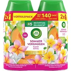 Air Wick Freshmatic Spray Nachfüllung Duo Sommer - Zwei Nachfüllungen des Air Wick Lufterfrischers für eine langanhaltende Frische. Ideal für den täglichen Einsatz und sorgt für ein angenehmes Raumklima.