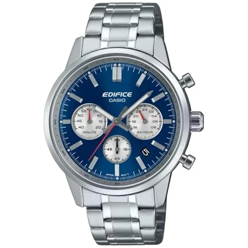 Casio Edifice Chronograph Herrenuhr Stahl/Blau EFR-575D-2AEF
