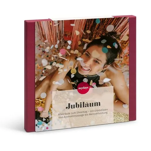 mydays Geschenkbox Jubiläum, für 1 Person, freie Erlebnis-Auswahl an ca. 965 Orten