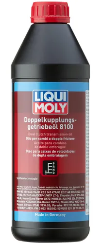 Liqui Moly Getriebeöl Doppelkupplungsgetriebeöl 8100 3640 - Hochleistungs-Getriebeöl für Doppelkupplungsgetriebe, sorgt für optimale Schmierung und schützt vor Verschleiß.