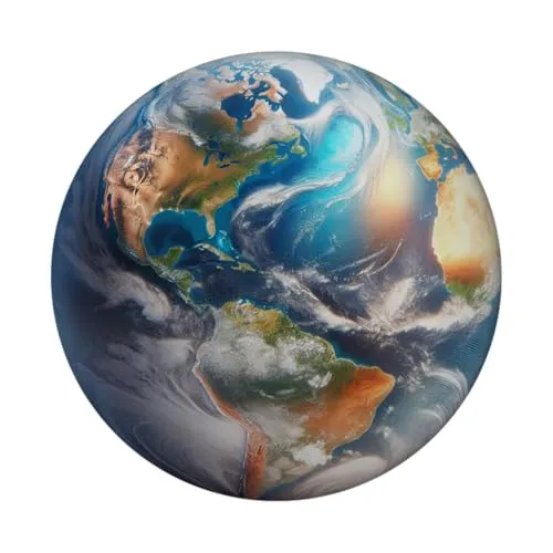 Erdkugel Magnet rund Weltkugel Globus Dekorativer Planet Erde Wunderschöne Welt Sphäre Kugel für Deko