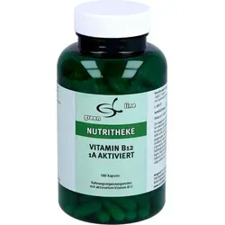 Vitamin B12 1A Aktiviert 180 ST - Nahrungsergänzungsmittel mit 500 μg aktiviertem Vitamin B12 pro Kapsel, frei von Gelatine, Gluten und Lactose – ideal zur Unterstützung des Energiestoffwechsels.