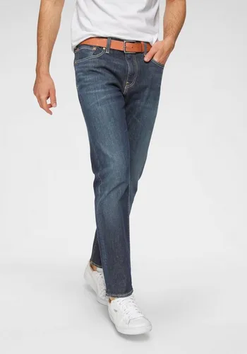 Levi's® Tapered-fit-Jeans 502 TAPER - Eleganter Stil in Blau - Jeans in modernem Tapered-Fit, elastisch und knöchellang, ideal für einen lässig-eleganten Look.