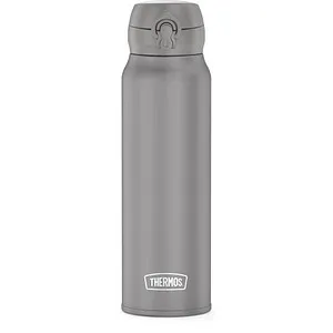 THERMOS Isolier-Trinkflasche Ultralight 0,75 Liter - grau moon rock mat, vakuumisoliert und ideal für unterwegs