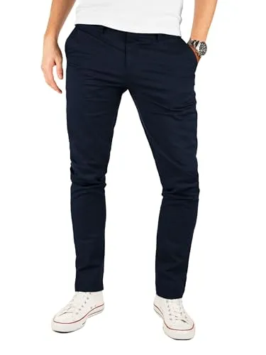 Yazubi Chinohose Kyle - Blaue Herrenhose mit Stretch - Wanderhosen für Männer: Bequeme Yazubi Chino Kyle aus Stretch-Baumwolle, ideal für vielseitige Looks und maximalen Tragekomfort.