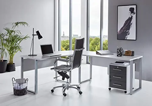 Mid.you Büro Office Edition - Büro Set 0 - Sonstige Büromöbel, erweiterbar und in verschiedenen Holz-Dekoren erhältlich, Made in Germany, ideal für effizientes Arbeiten im Home Office.