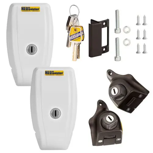 HEOSafe Van Security Paket für Fiat Ducato ab Bj. 09/2021 - Türsicherungen für Fiat Ducato, inklusive abschließbarem Türsicherungs-Set und zwei zusätzlichen Sicherheitsvorrichtungen für optimalen Schutz.