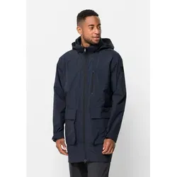 JACK WOLFSKIN NORDEN PORT PARKA M - Funktionsjacke für Herren, atmungsaktiv, wasserdicht und winddicht, ideal für Wind und Wetter mit einstellbarer Kapuze und vielen Taschen für wichtige Dinge.