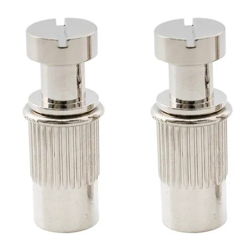 Musiclily Pro 2Pcs Nickel M8 Metric Tailpiece Studs For Epiphone Les Paul Guitar