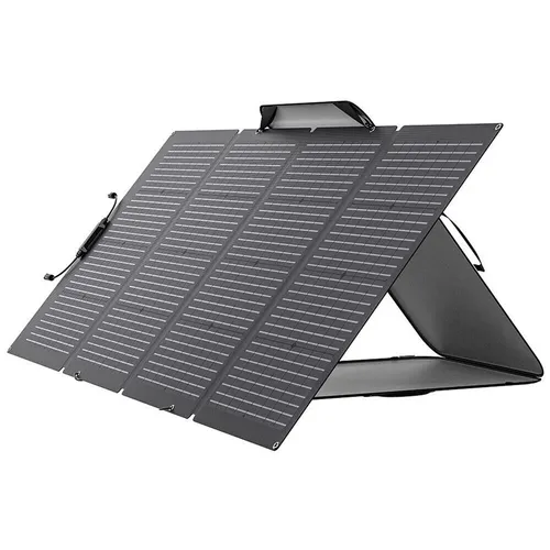EcoFlow 220W Solar Panel - Tragbares Solarpanel mit 22% Umwandlungseffizienz, ideal für Outdoor-Abenteuer und Notstromversorgung