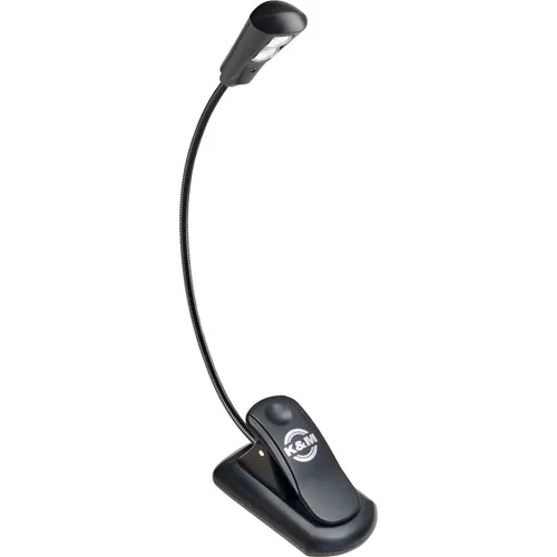 K&M K & M 12263 Notenpultleuchte 2LED rech. (Instrument Beleuchtung) (12263-000-55)