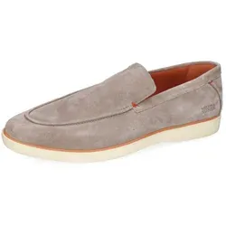 Melvin & Hamilton Pablo 1 Leder-Loafers für Herren Loafer Flache Absätze, Echtes Leder grau 45 EU