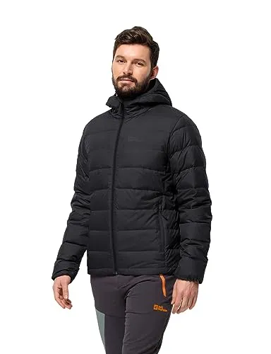 Jack Wolfskin Herren ATHER DOWN Hoody M - RDS Daunenjacke - Funktionsjacke mit 700er-Daunenfüllung, winddicht und atmungsaktiv, ideal für Outdoor-Aktivitäten und kalte Temperaturen.