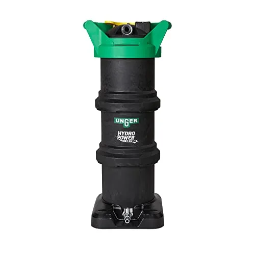 Unger Reinwassersystem HydroPower Ultra Filter L - Campingzubehör für effiziente Fassaden- und Fensterreinigung mit Reinwasser. 3x 6l Ultra Harz Pack für 20h Laufzeit, reinigt doppelt so schnell wie klassische Methoden.