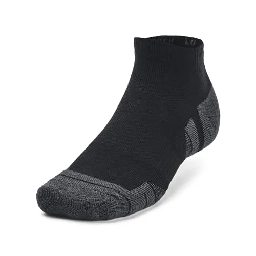 Under Armour Unisex 3er-Pack Low-Cut-Socken - Schwarz/Jetgrau - M
